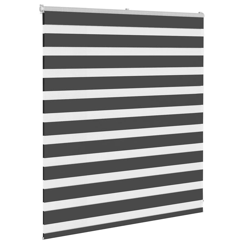 Load image into Gallery viewer, Vidaxl zebra rolgordijn 120x100 cm stofbreedte 115,9 cm zwart