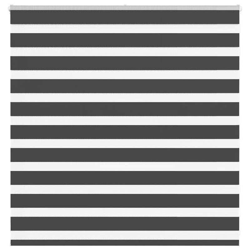 Afbeelding laden in galerijviewer, Vidaxl zebra rolgordijn 150x100 cm stofbreedte 145,9 cm zwart