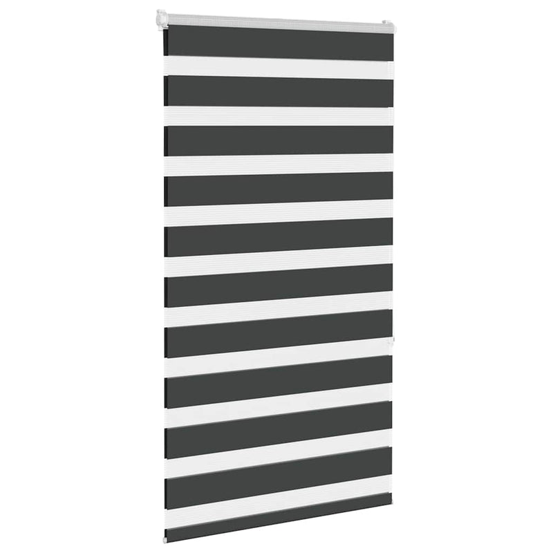 Load image into Gallery viewer, Vidaxl zebra rolgordijn 70x150 cm stofbreedte 65,9 cm zwart