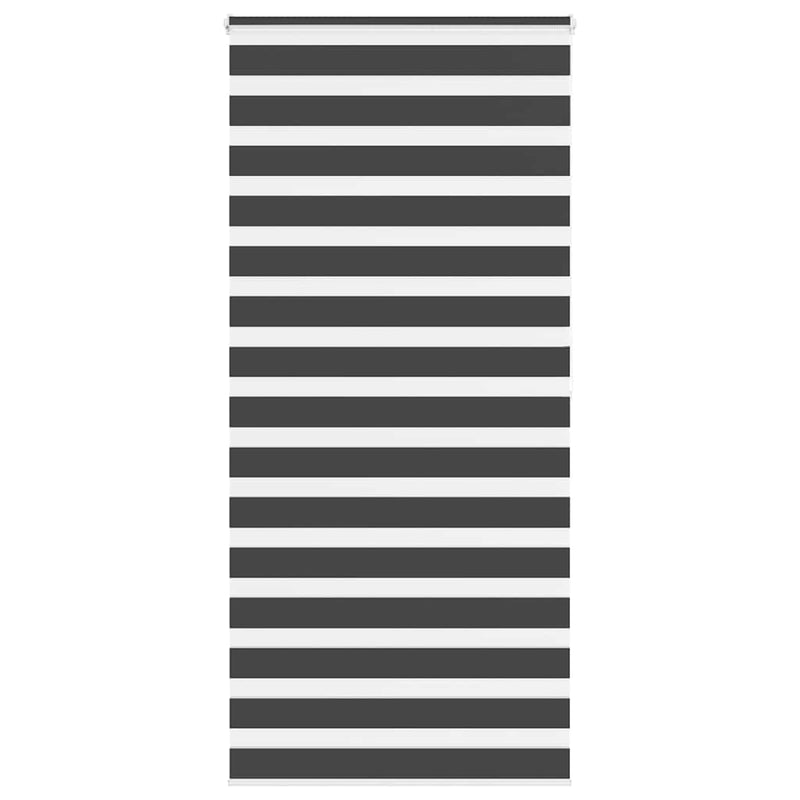 Load image into Gallery viewer, Vidaxl zebra rolgordijn 110x200 cm stofbreedte 105,9 cm zwart