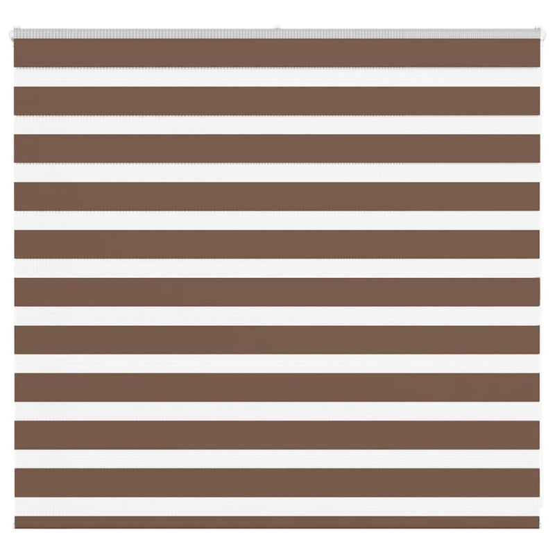 Load image into Gallery viewer, Vidaxl zebra rolgordijn 165x100 cm stofbreedte 160,9cm polyester bruin