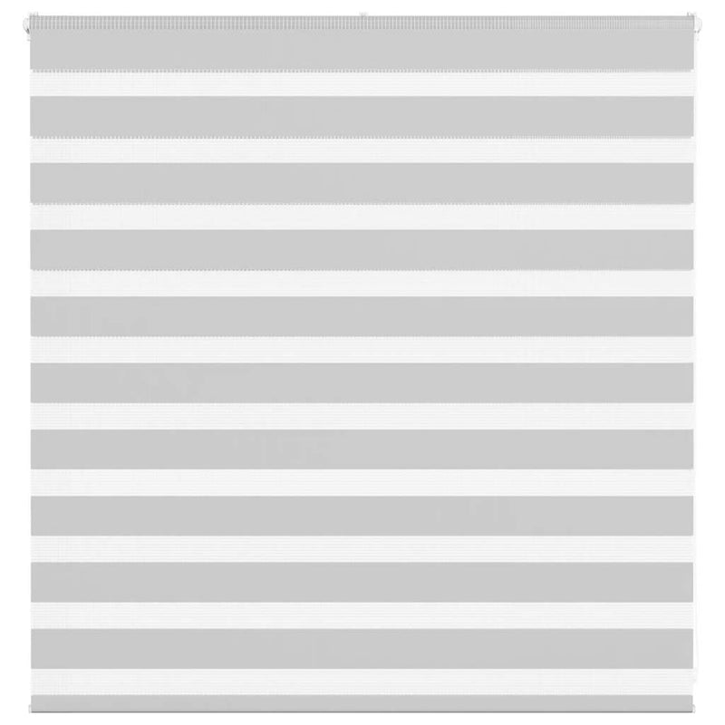 Load image into Gallery viewer, Vidaxl zebra rolgordijn 145x100 cm stofbreedte 140,9 cm lichtgrijs