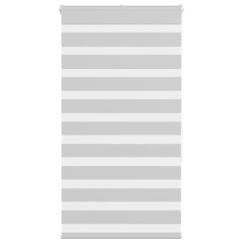 Load image into Gallery viewer, Vidaxl zebra rolgordijn 80x150 cm stofbreedte 75,9 cm lichtgrijs