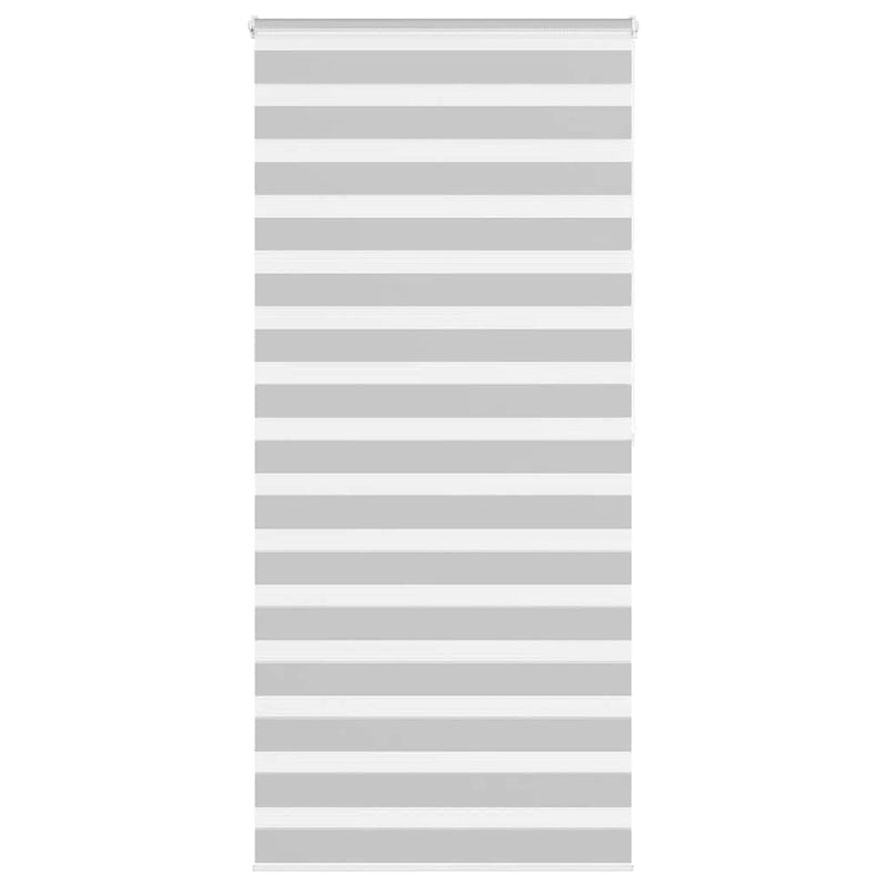 Load image into Gallery viewer, Vidaxl zebra rolgordijn 105x200 cm stofbreedte 100,9 cm lichtgrijs