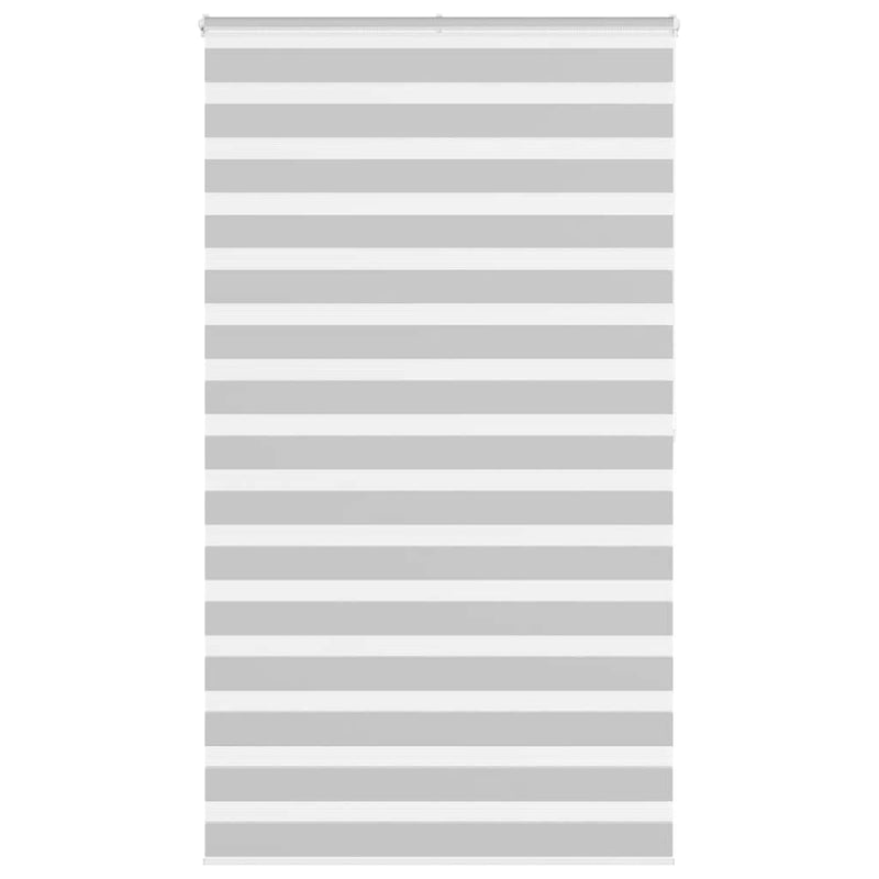 Afbeelding laden in galerijviewer, Vidaxl zebra rolgordijn 120x200 cm stofbreedte 115,9 cm lichtgrijs