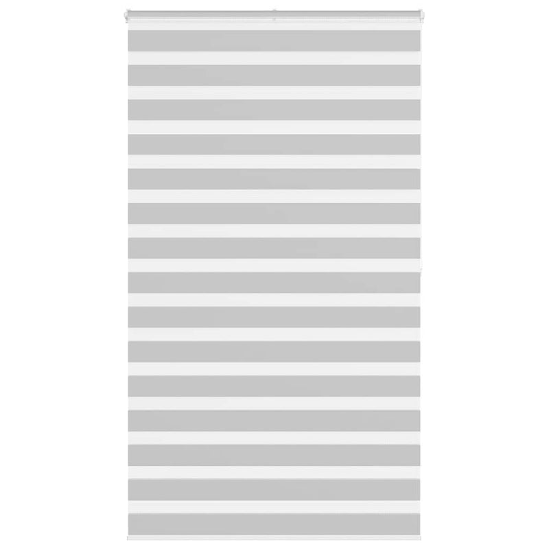 Load image into Gallery viewer, Vidaxl zebra rolgordijn 130x200 cm stofbreedte 125,9 cm lichtgrijs
