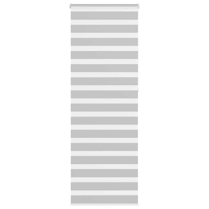 Load image into Gallery viewer, Vidaxl zebra rolgordijn 90x230 cm stofbreedte 85,9 cm lichtgrijs