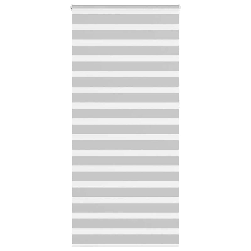 Load image into Gallery viewer, Vidaxl zebra rolgordijn 100x230 cm stofbreedte 95,9 cm lichtgrijs