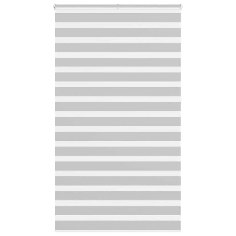 Load image into Gallery viewer, Vidaxl zebra rolgordijn 130x230 cm stofbreedte 125,9 cm lichtgrijs