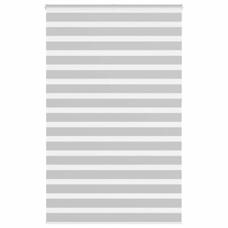 Load image into Gallery viewer, Vidaxl zebra rolgordijn 140x230 cm stofbreedte 135,9 cm lichtgrijs