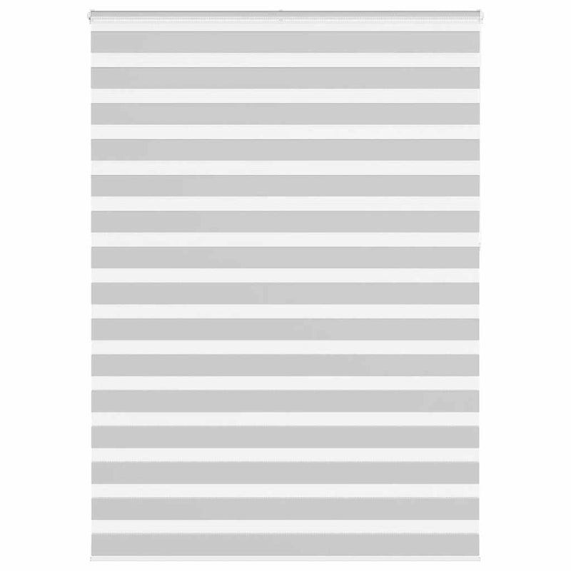 Load image into Gallery viewer, Vidaxl zebra rolgordijn 160x230 cm stofbreedte 155,9 cm lichtgrijs