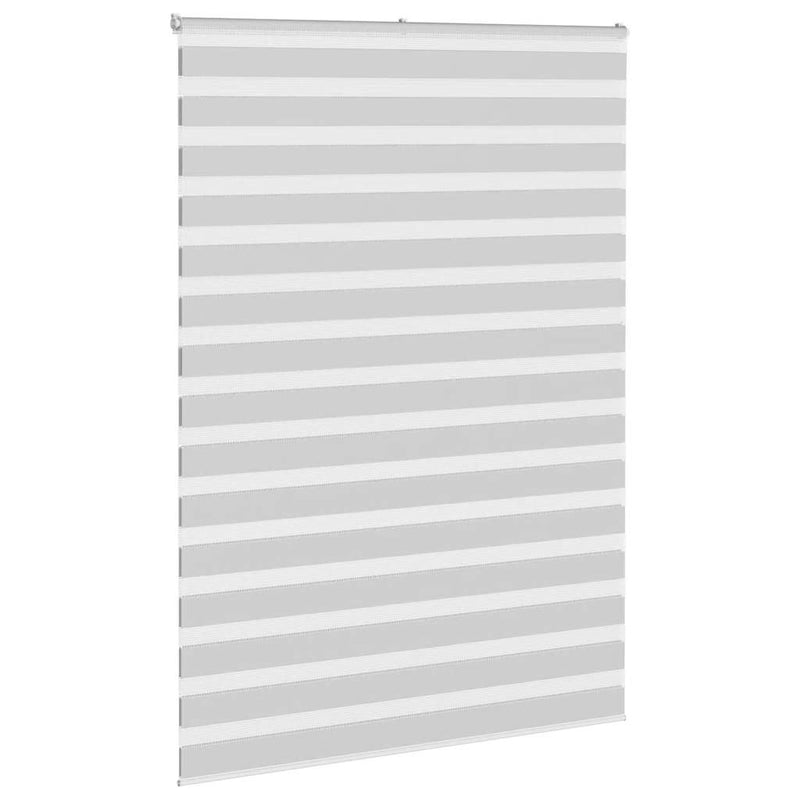 Load image into Gallery viewer, Vidaxl zebra rolgordijn 160x230 cm stofbreedte 155,9 cm lichtgrijs
