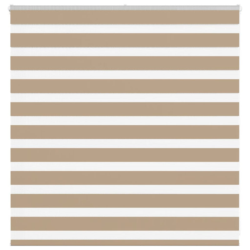 ギャラリービューアに画像をロードする, Vidaxl zebra blind 150x100 cm stofbreedte 145,9 cm polyester zandbruin