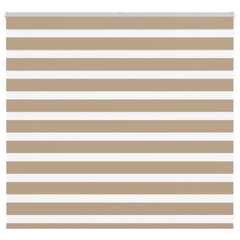 Afbeelding laden in galerijviewer, Vidaxl zebra blind 155x100 cm stofbreedte 150,9 cm polyester zandbruin