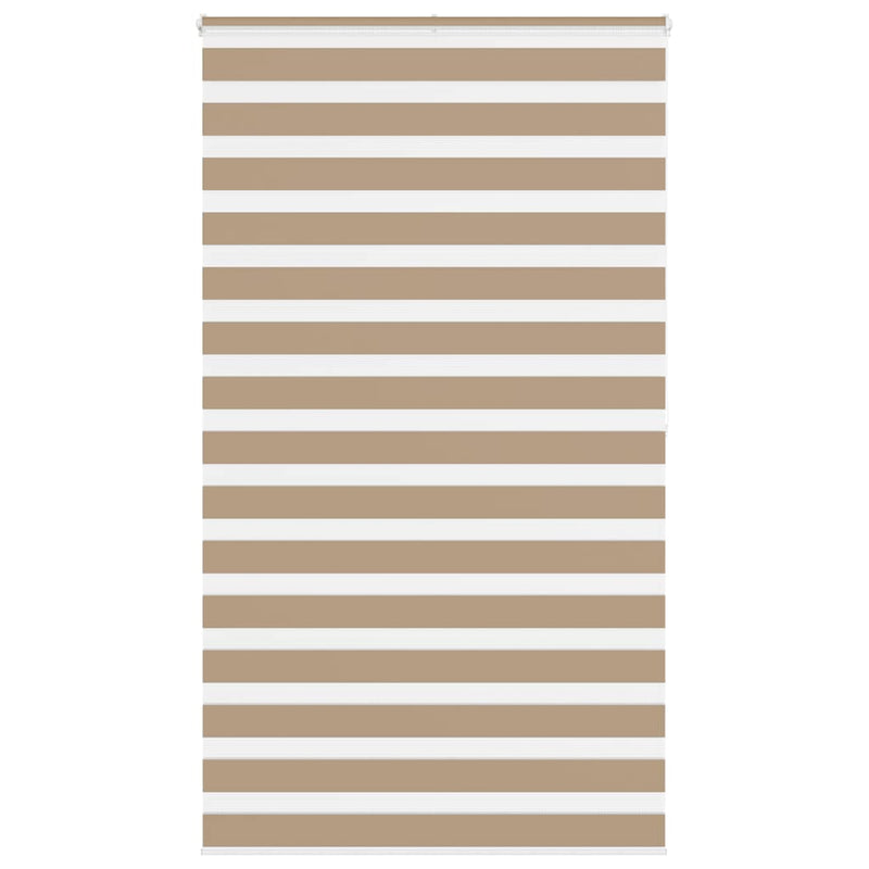 Chargez l'image dans la visionneuse de la galerie, Vidaxl zebra blind 120x200 cm stofbreedte 115,9 cm polyester zandbruin