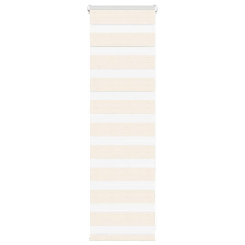 Load image into Gallery viewer, Vidaxl zebra rolgordijn 40x100 cm stofbreedte 35,9 cm marmerbeige