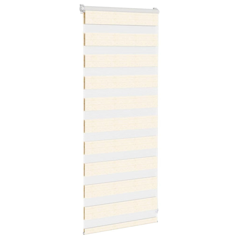 Load image into Gallery viewer, Vidaxl zebra rolgordijn 65x100 cm stofbreedte 60,9 cm marmerbeige