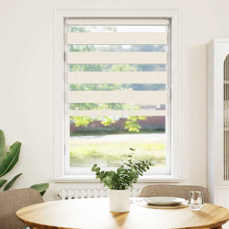 Load image into Gallery viewer, Vidaxl zebra rolgordijn 70x100 cm stofbreedte 65,9 cm marmerbeige
