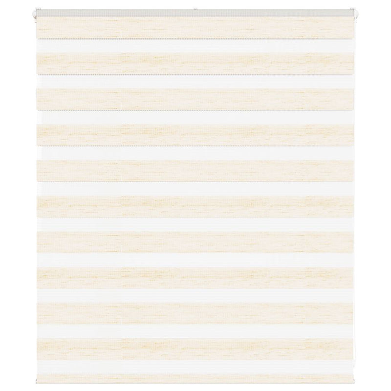 Load image into Gallery viewer, Vidaxl zebra rolgordijn 125x100 cm stofbreedte 120,9 cm marmerbeige