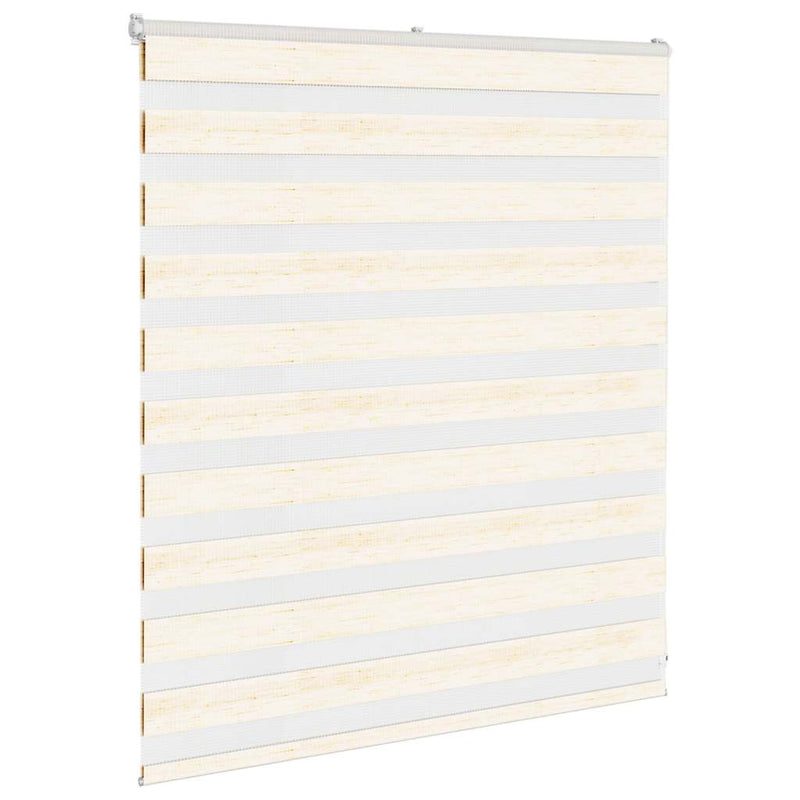 Load image into Gallery viewer, Vidaxl zebra rolgordijn 135x100 cm stofbreedte 130,9 cm marmerbeige