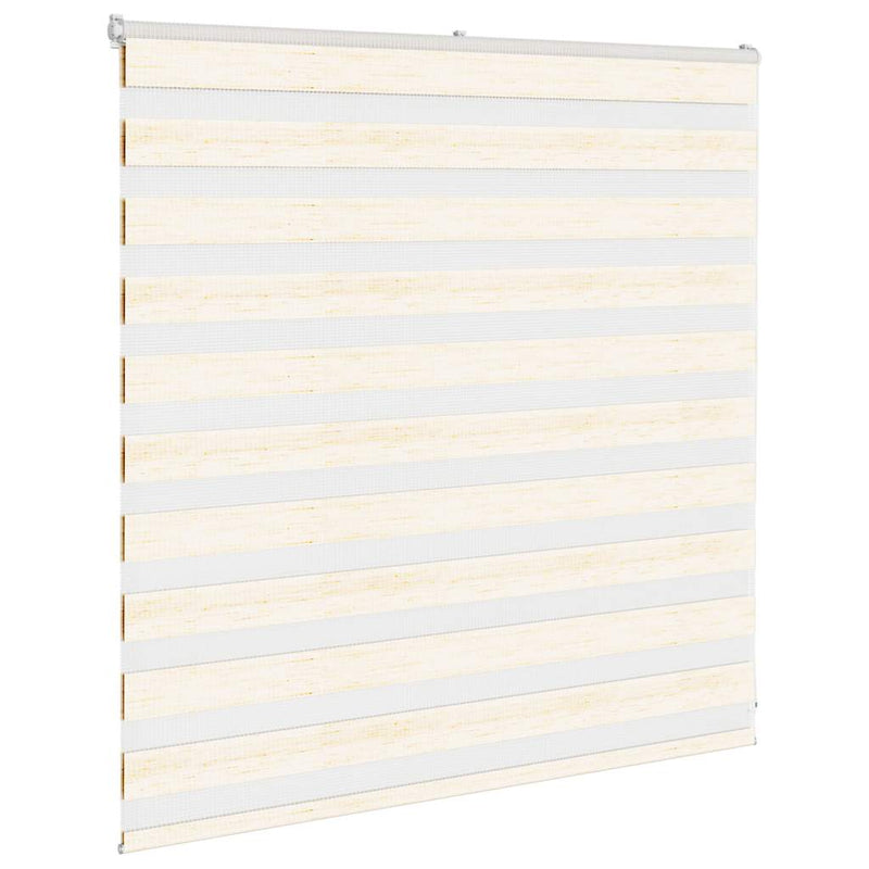Load image into Gallery viewer, Vidaxl zebra rolgordijn 140x100 cm stofbreedte 135,9 cm marmerbeige