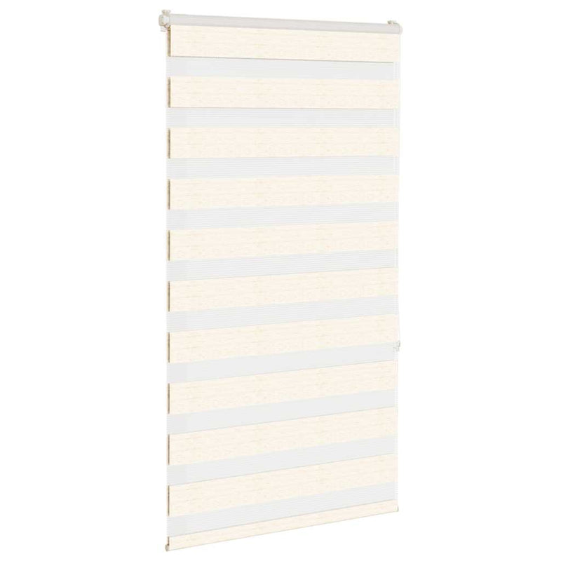 Load image into Gallery viewer, Vidaxl zebra blind 80x150 cm stofbreedte 75,9 cm polyester marmerbeige
