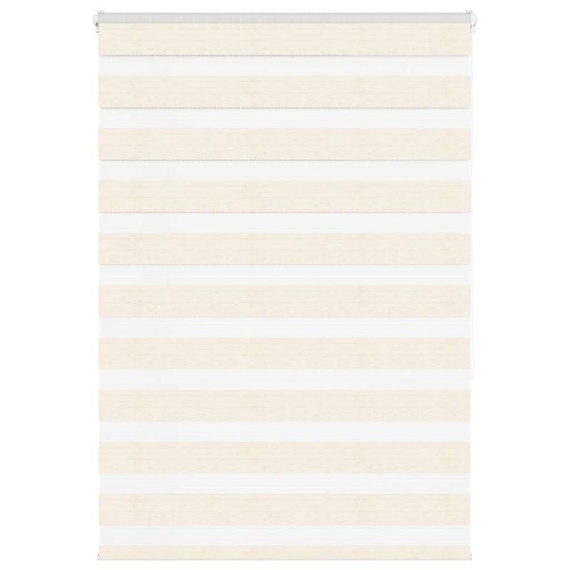 Load image into Gallery viewer, Vidaxl zebra rolgordijn 115x150 cm stofbreedte 110,9 cm marmerbeige