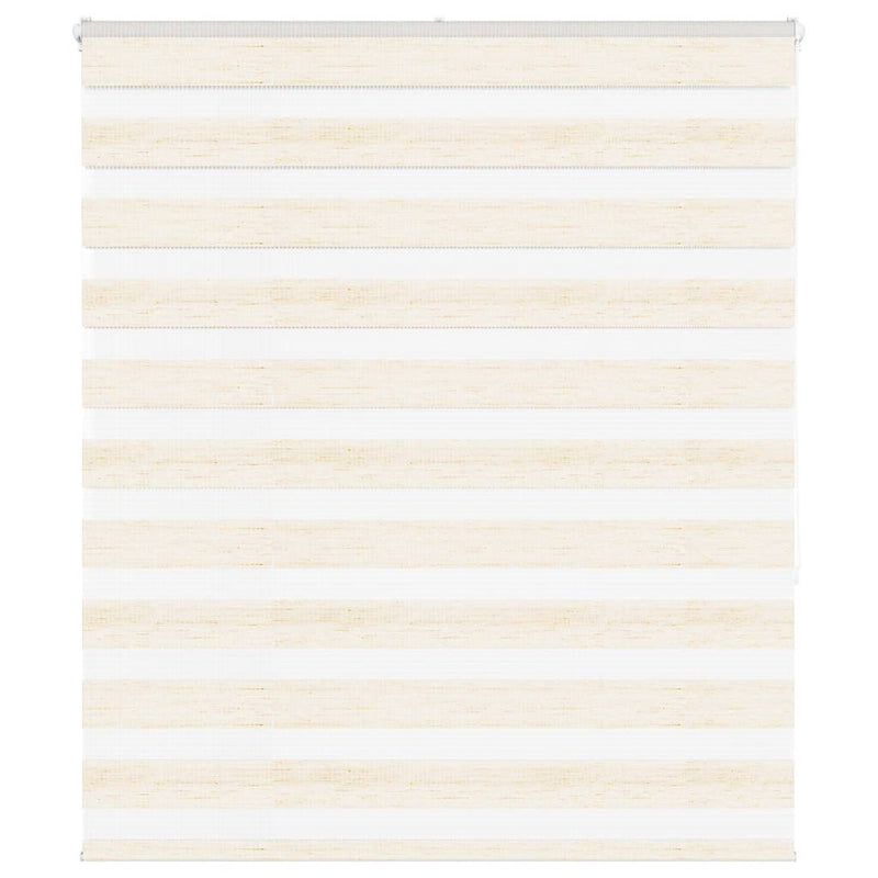 Load image into Gallery viewer, Vidaxl zebra rolgordijn 130x150 cm stofbreedte 125,9 cm marmerbeige