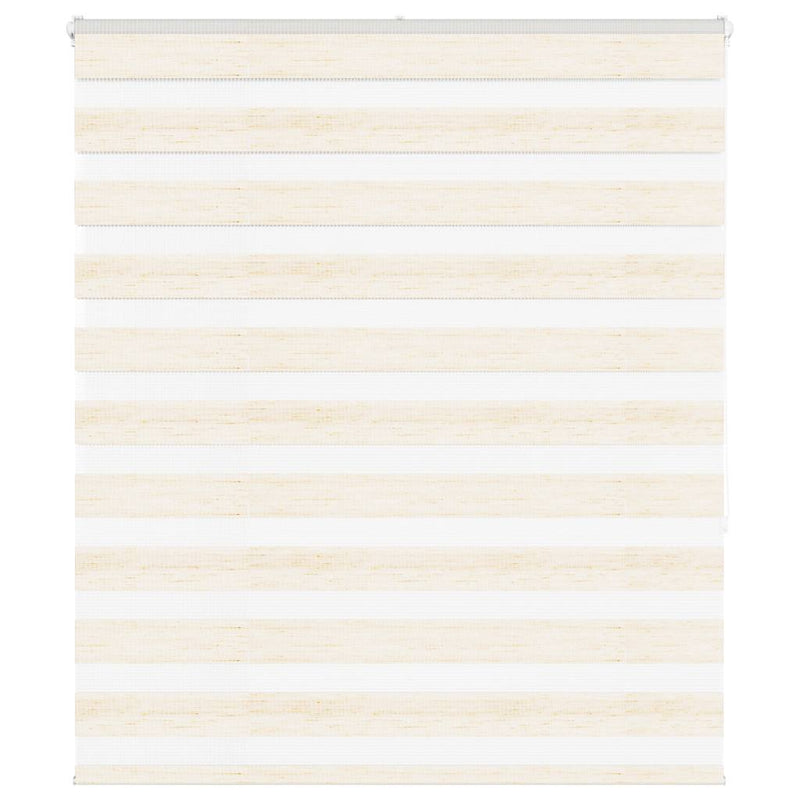Load image into Gallery viewer, Vidaxl zebra rolgordijn 135x150 cm stofbreedte 130,9 cm marmerbeige