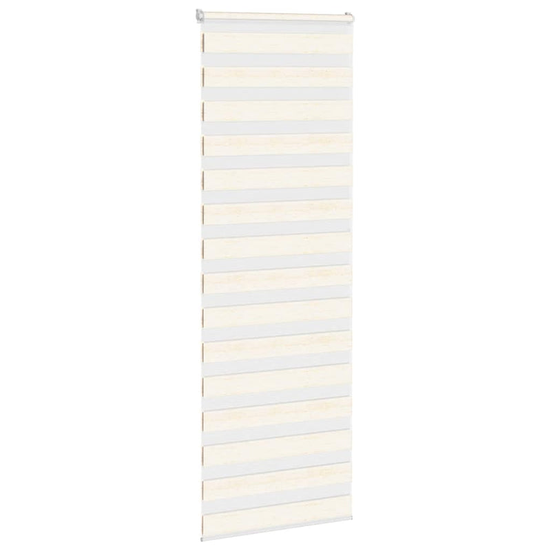 Load image into Gallery viewer, Vidaxl zebra rolgordijn 70x200 cm stofbreedte 65,9 cm marmerbeige