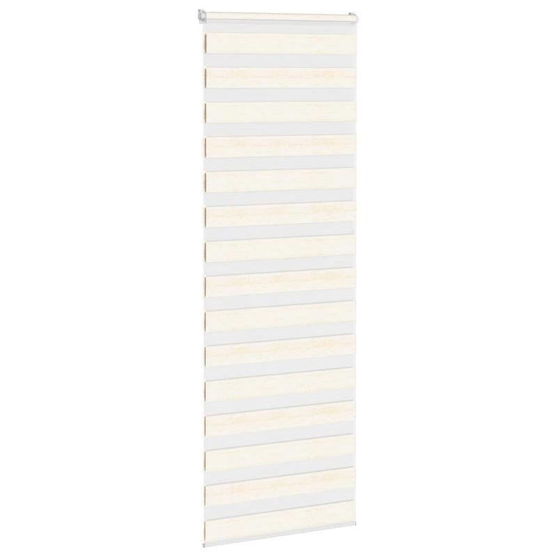 Load image into Gallery viewer, Vidaxl zebra rolgordijn 75x200 cm stofbreedte 70,9 cm marmerbeige