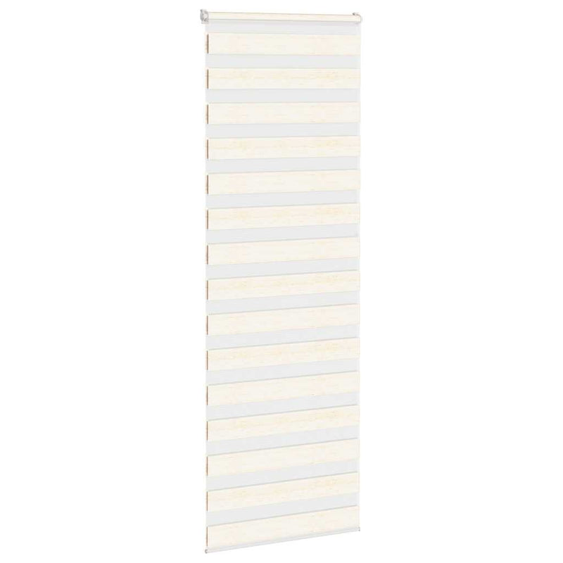 Load image into Gallery viewer, Vidaxl zebra rolgordijn 80x200 cm stofbreedte 75,9 cm marmerbeige