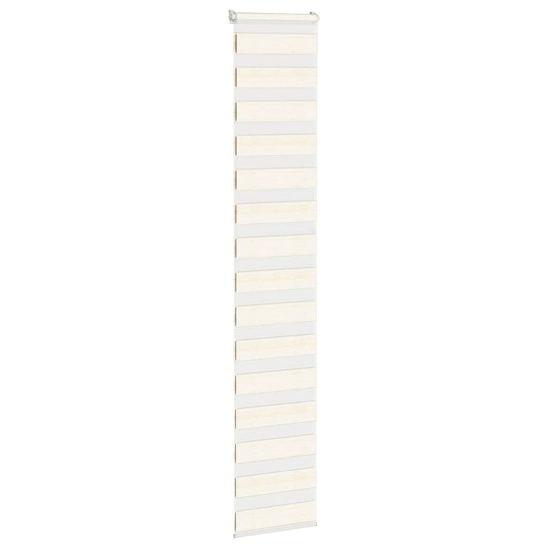 Afbeelding laden in galerijviewer, Vidaxl zebra rolgordijn 40x230 cm stofbreedte 35,9 cm marmerbeige