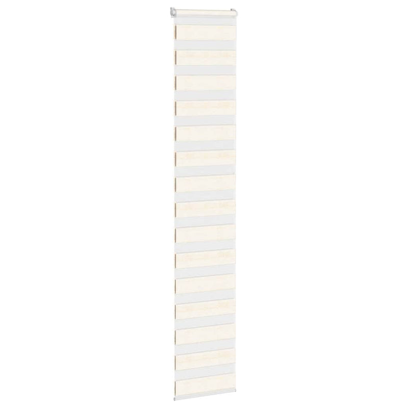 Afbeelding laden in galerijviewer, Vidaxl zebra rolgordijn 45x230 cm stofbreedte 40,9 cm marmerbeige