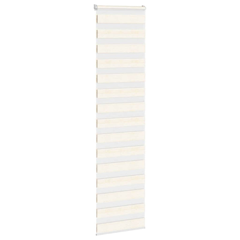 Load image into Gallery viewer, Vidaxl zebra rolgordijn 60x230 cm stofbreedte marmerbeige 55,9 cm