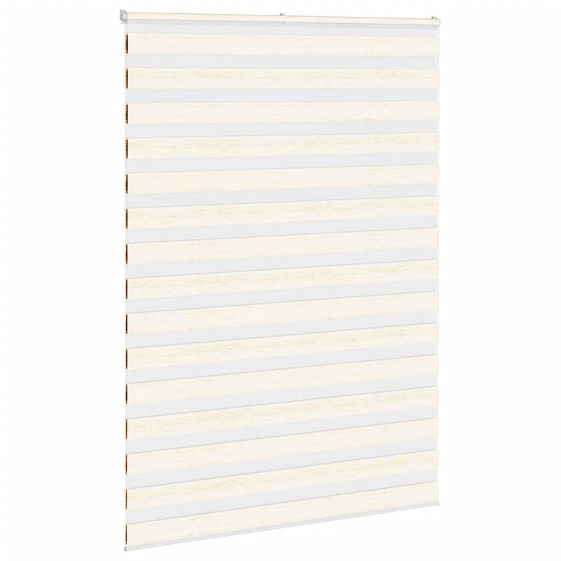 Load image into Gallery viewer, Vidaxl zebra rolgordijn 155x230 cm stofbreedte 150,9 cm marmerbeige