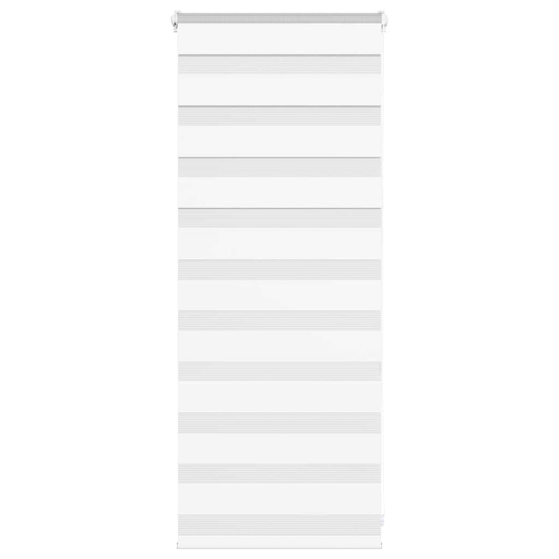 Load image into Gallery viewer, Vidaxl zebra rolgordijn 55x100 cm stofbreedte 50,9 cm polyester wit