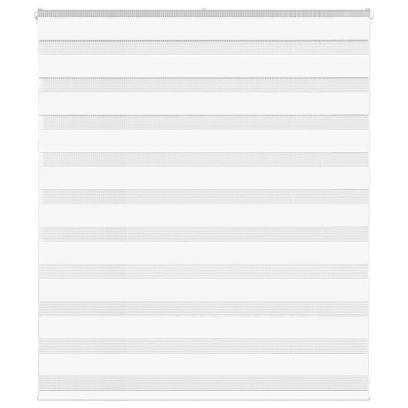 Chargez l'image dans la visionneuse de la galerie, Vidaxl zebra blind 130x100 cm stofbreedte 125,9 cm polyester wit