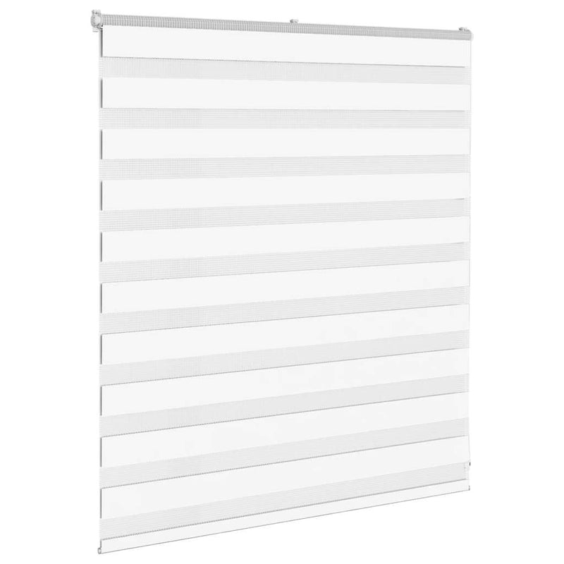 Chargez l'image dans la visionneuse de la galerie, Vidaxl zebra blind 135x100 cm stofbreedte 130,9 cm polyester wit