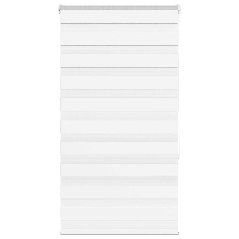 Load image into Gallery viewer, Vidaxl zebra rolgordijn 80x150 cm stofbreedte 75,9 cm polyester wit