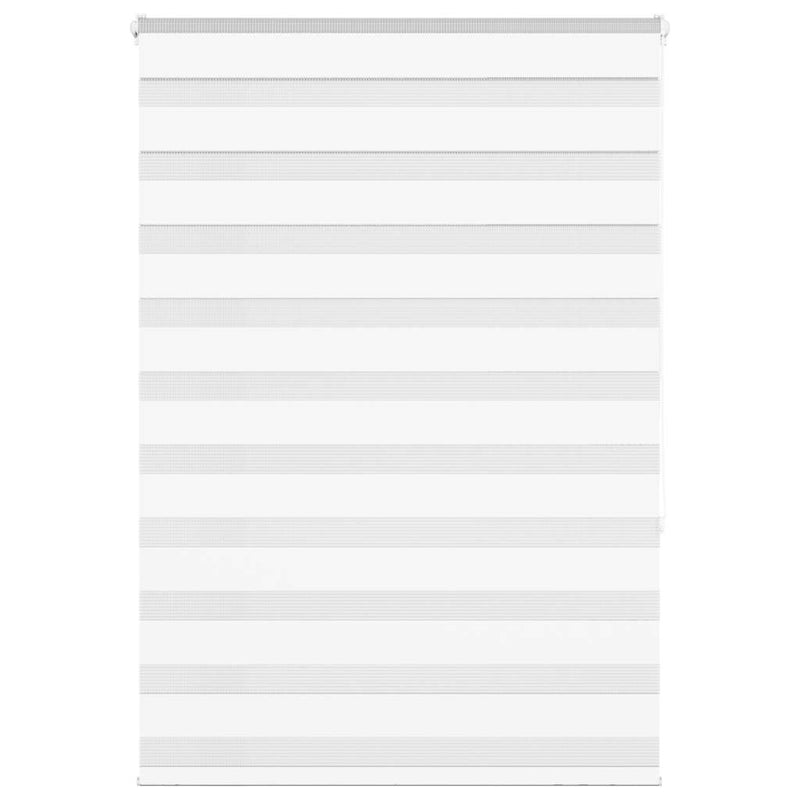 Load image into Gallery viewer, Vidaxl zebra rolgordijn 100x150 cm stofbreedte 95,9 cm polyester wit