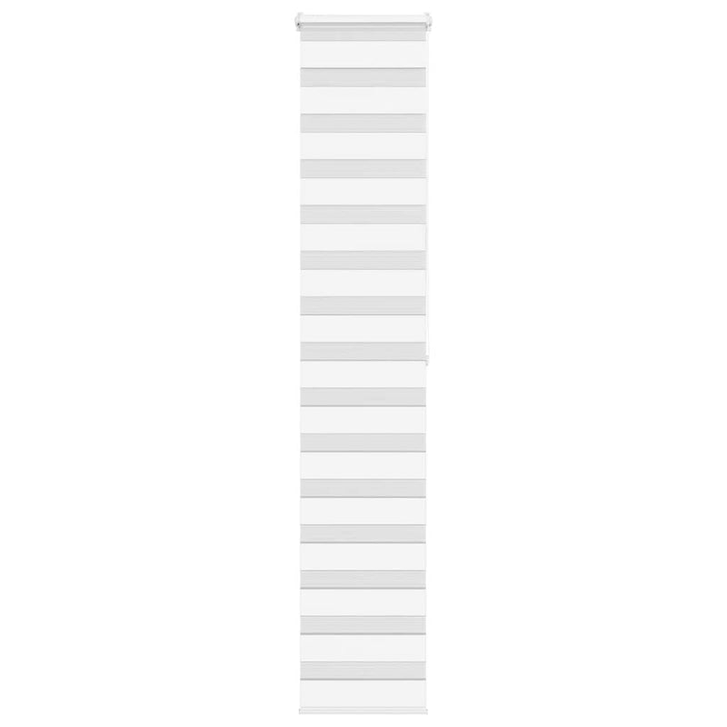 Load image into Gallery viewer, Vidaxl zebra rolgordijn 45x200 cm stofbreedte 40,9 cm polyester wit