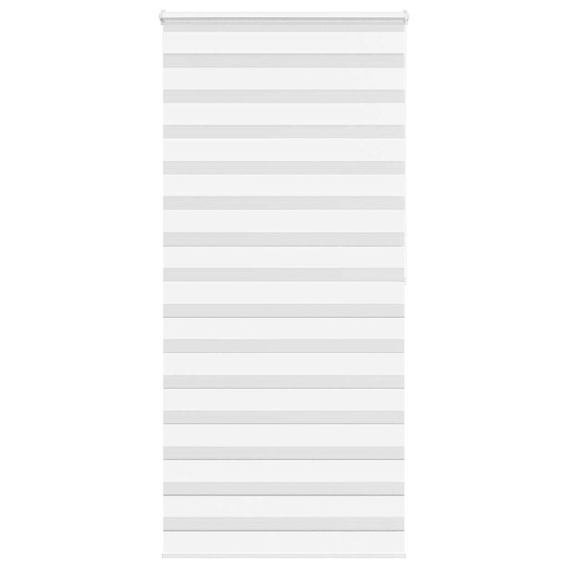 Load image into Gallery viewer, Vidaxl zebra rolgordijn 95x200 cm stofbreedte 90,9 cm polyester wit
