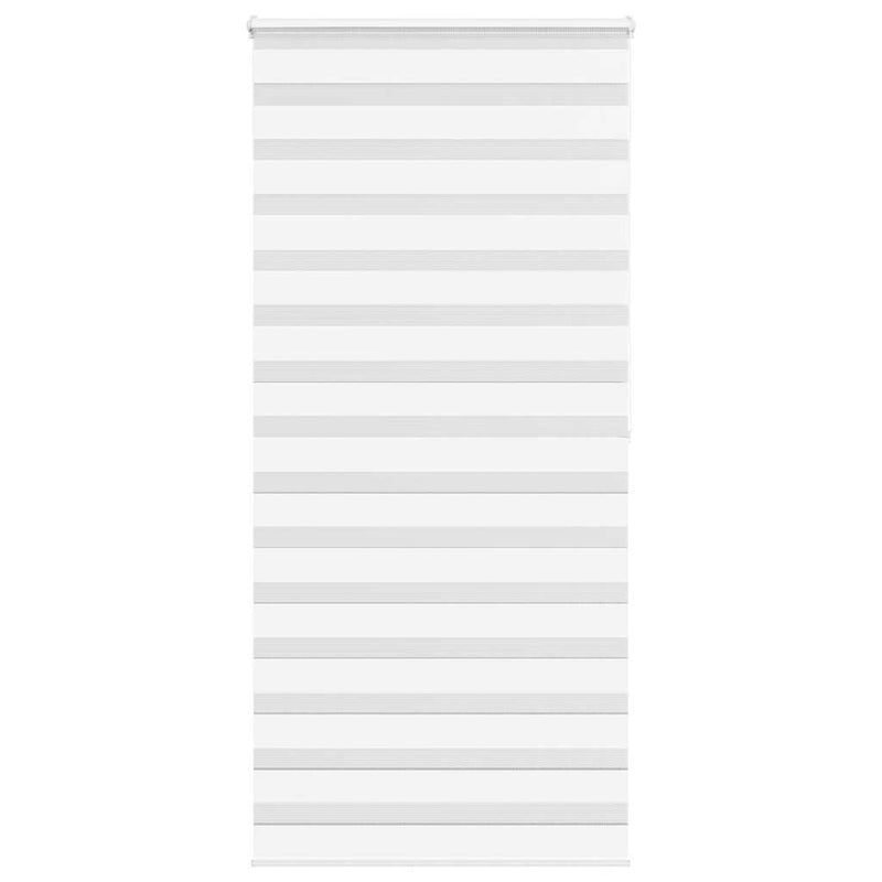 Load image into Gallery viewer, Vidaxl zebra rolgordijn 105x200 cm stofbreedte 100,9cm polyester wit