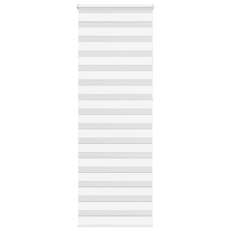 Load image into Gallery viewer, Vidaxl zebra rolgordijn 70x230 cm stofbreedte 65,9 cm polyester wit
