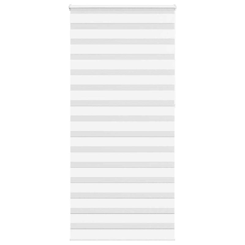 Load image into Gallery viewer, Vidaxl zebra rolgordijn 100x230 cm stofbreedte 95,9 cm polyester wit