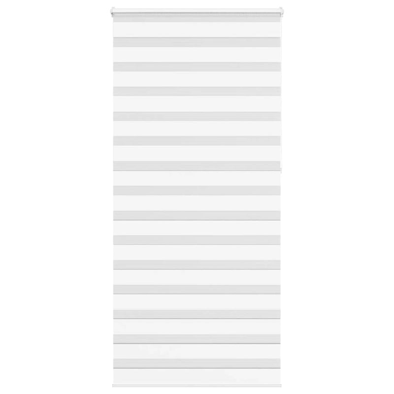 Load image into Gallery viewer, Vidaxl zebra rolgordijn 110x230 cm stofbreedte 105,9cm polyester wit