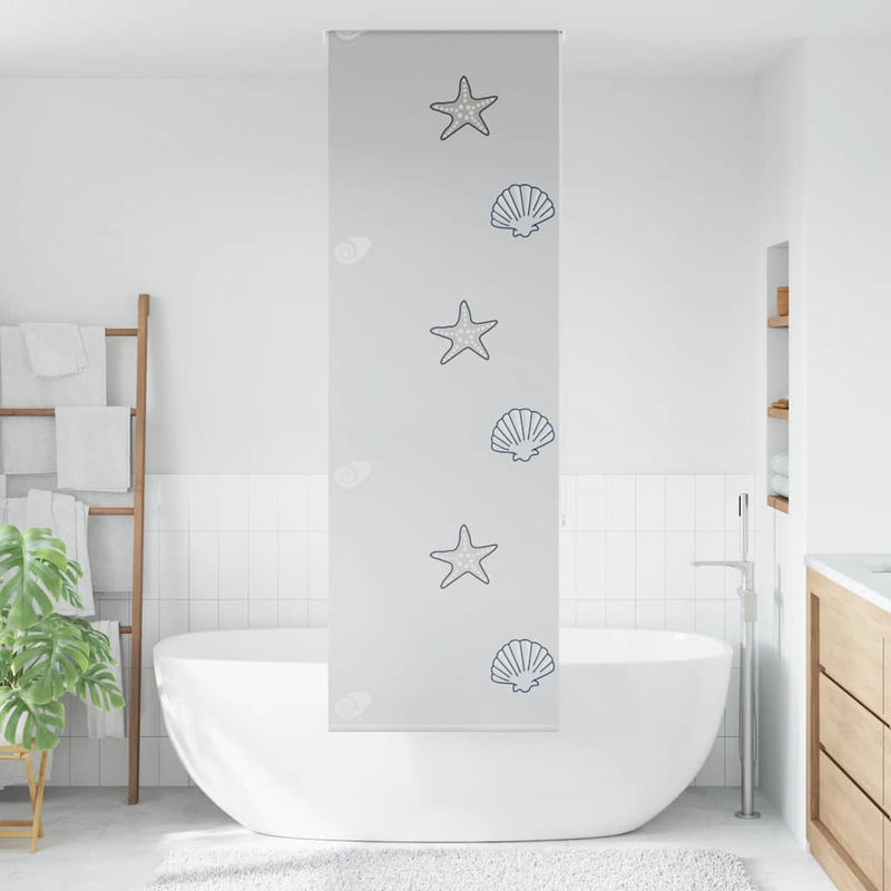Afbeelding laden in galerijviewer, Vidaxl doucherolgordijn 70x240 cm stofbreedte 66 cm