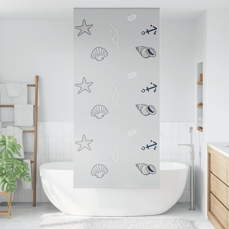 Afbeelding laden in galerijviewer, Vidaxl doucherolgordijn 90x240 cm stofbreedte 86 cm