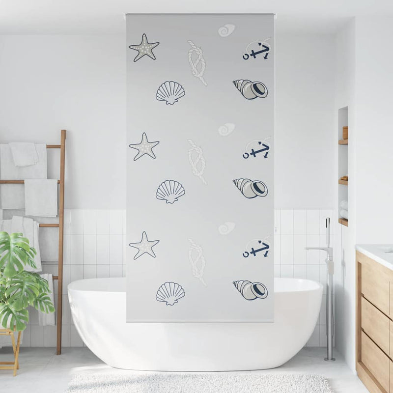 Afbeelding laden in galerijviewer, Vidaxl doucherolgordijn 100x240 cm stofbreedte 96 cm